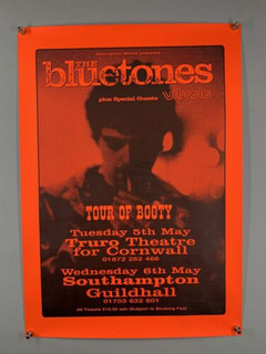 The Bluetones Vibrola Poster Orig Metropolis Music Promo Tour of Booty Tour 1998 Front