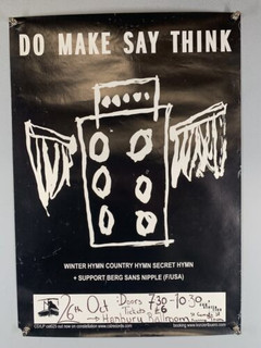 Do Make Say Think Berg Sans Nipple Poster Original Constellation Promo 2003 Front