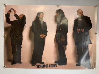 System of a Down Serj Tankian Poster Original Record Store Promo Toxicity 2001 Front