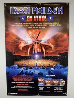 Iron Maiden Poster Original EMI Promo En Vivo Final Frontier Wold Tour 2011 front