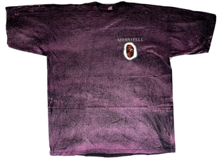 Moonspell Shirt Original Tie Dye Unworn I am your Opium Desire or Will 1997 front