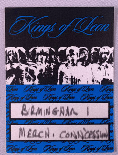 Kings Of Leon Pass Merch Original Carling Academy June Birmingham June 2005 #1 front