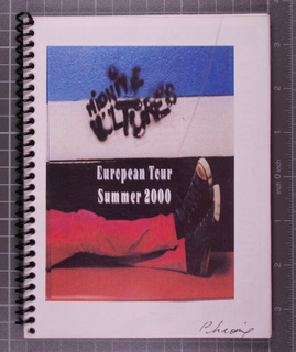 Beck Beck David Hansen Itinerary Original  European Tour July - August 2000 Front