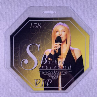 Barbra Streisand Pass Original Vintage VIP Timeless Tour United States Tour 2000 front