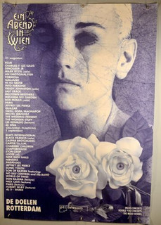 Nirvana Kurt Cobain Poster Promo Original Dutch Festival Ein Abend In Wien 1991 front