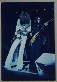 Lynyrd Skynyrd Rossington Collins Transparency Positive Photographic Slide 1975 close up