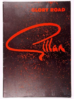 Ian Gillan Iron Maiden Program Janick Gers Original Glory Road UK Tour 1980 front