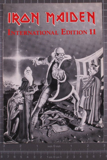 Iron Maiden Fan Club Magazine Original Vintage International Edition 11 front