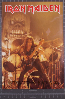 Iron Maiden Fan Club Magazine Original Vintage International Edition No. 32 front