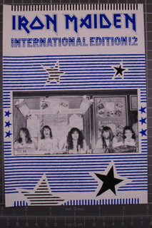 Iron Maiden Fan Club Magazine Original Vintage International Edition 12  front
