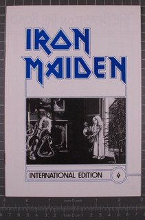 Iron Maiden Bruce Dickinson Paul DiAnno Magazine Vintage Int Fan Club No. 4 1982 front