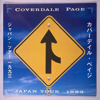 Led Zeppelin Whitesnake  Program Original  Coverdale Page Japanese Tour 1993 Front