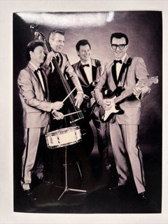 Bootleg Buddy Buddy Holly Tribute Band Photograph Original Promo August 1995 front
