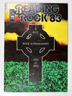 Black Sabbath Thin Lizzy Marillion Programme Original Vintage Reading Rock 1983 Front