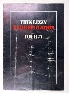 Thin Lizzy Phil Lynott Programme Original Vintage Bad Reputation UK Tour 1977 Front