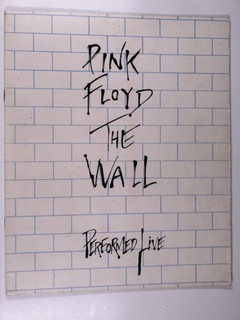 Pink Floyd Roger Waters Programme Vintage Original The Wall Performed Live 1980 Front