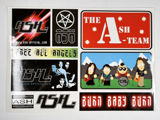 Ash Tim Wheeler Charlotte Hatherley Mark Hamilton Sticker Sheet Orig Official front