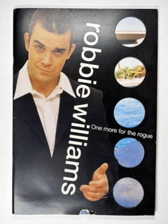 Robbie Williams Take That Signed Programme Orig One More For The Rogue Tour 1999 Front