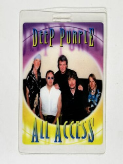 Deep Purple Pass Ticket Original Vintage Access All Areas Wembley June 2003 Front