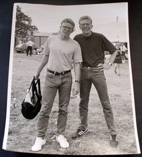 The Proclaimers Photograph 12" x 9" B/W Original Promotional Circa Early 1980s front