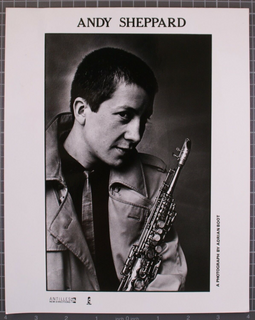 Andy Sheppard Photograph Original Island Records Promotional Circa Late 80s Front