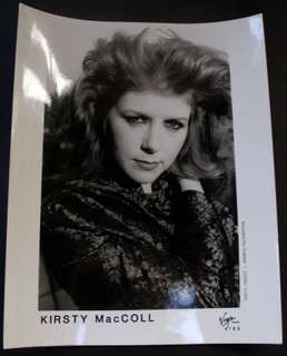 Kirsty MacColl Photograph Original Stamped Virgin Records Promotional  1989 Front