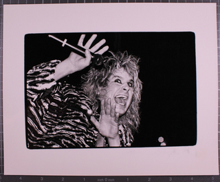 Ozzy Osbourne Black Sabbath Photograph 10" x 8" Original Press Stamped 1986 #8 Front