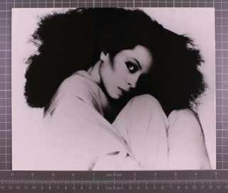 Diana Ross Photograph Original Black And White Promotion Circa Early 1980's front