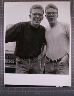 The Proclaimers Photograph Original Vintage Promotion Stamped Circa Early 1980s Front
