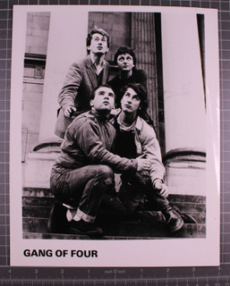 Gang Of Four Photo 10" x 8" B/W Original Black And White Promo Circa Late 70s #1 Front