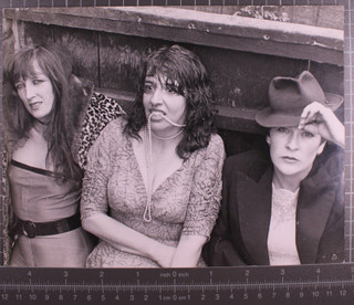 Sadista Sisters Jude Alderson Photo 9.5" x 7" B/W Original Promo Circa 1976 front
