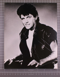 Alvin Stardust Photograph Original Black And White Promotion Circa Early 80's Front