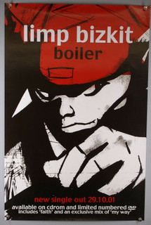 Limp Bizkit Poster Original Interscope Single Promotion Boiler October 2001