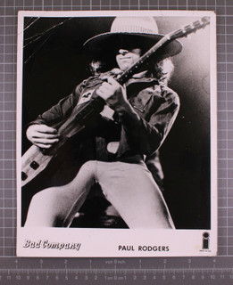 Paul Rodgers Bad Company Photo Original Island Records Promo Circa Mid 70's Front