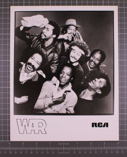 War Band Photograph Original RCA Black And White Promotion Circa Mid 1970's front