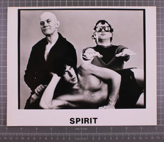 Spirit Band Photograph Orig Vintage Black And White Promotion Circa Mid 1980's Front