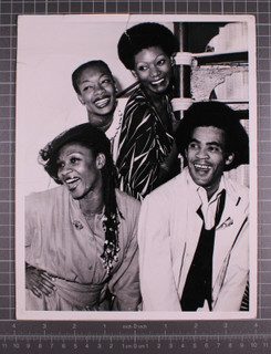 Boney M Photograph Original Vintage Black And White Promotion Circa Late 1970's front