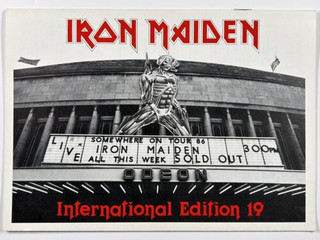 Iron Maiden Bruce Dickinson Fan Club Magazine Official International Ed. 19 1986 front