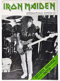 Iron Maiden Bruce Dickinson Fan Club Magazine Official International Ed. 22 1987 front