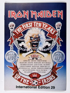 Iron Maiden Bruce Dickinson Fan Club Magazine Official International Ed. 29 1990 front