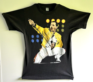 Queen Freddie Mercury Shirt Official International Fan Club Freddie Tribute 1992 Front