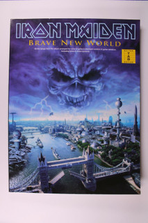 Iron Maiden Bruce Dickinson Sheet Music Book Notes + TAB Brave New World 2000 front