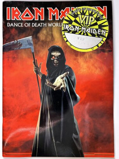Iron Maiden Bruce Dickinson Pass & Program Dance of Death World Tour 2003 - 2004 front