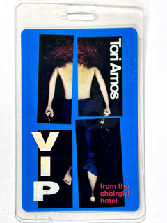 Tori Amos Ticket Pass VIP Laminate From the Choirgirl Hotel Plugged Tour 1989 front