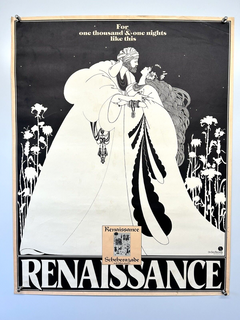 Renaissance Poster Vintage US Sire Records Scheherazade and Other Stories 1975 front