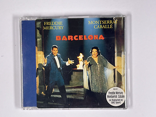 Queen Freddie Mercury CD Montserrat Caballe 4 Tracks Original Barcelona 1988 Front