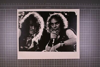 The Cult Billy Duffy Owned and Authenticated Tom Sheehan Framed Photo 53x 42cm Front