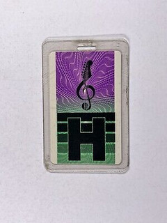Pink Floyd Led Zeppelin McCartney Pass Orig Silver Clef Winners Knebworth 1990 Front