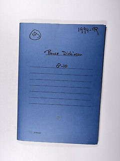 Iron Maiden Bruce Dickinson + Skin Contract Orig Office Copies 8th October 1994 #1