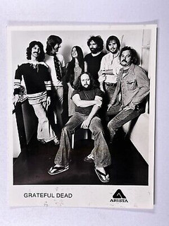 Grateful Dead Photo Kerry Garcia Bob Weir Original Press Promotion August 1977 Front